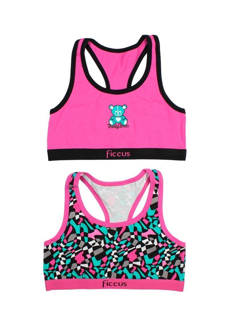Pack doble sosten teens niña 662-0
