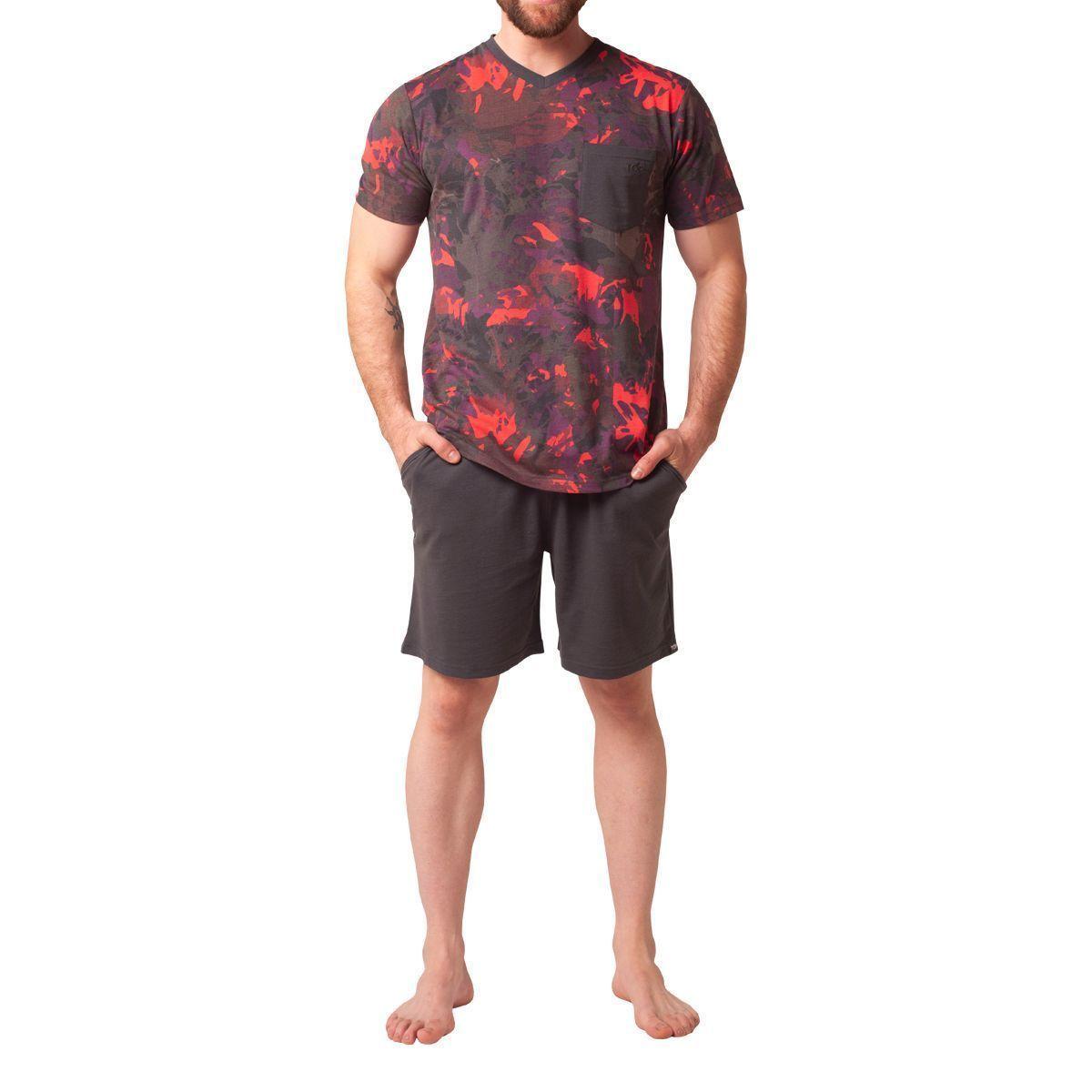 Pijama Algodón Verano Estampado C2 TOP-0