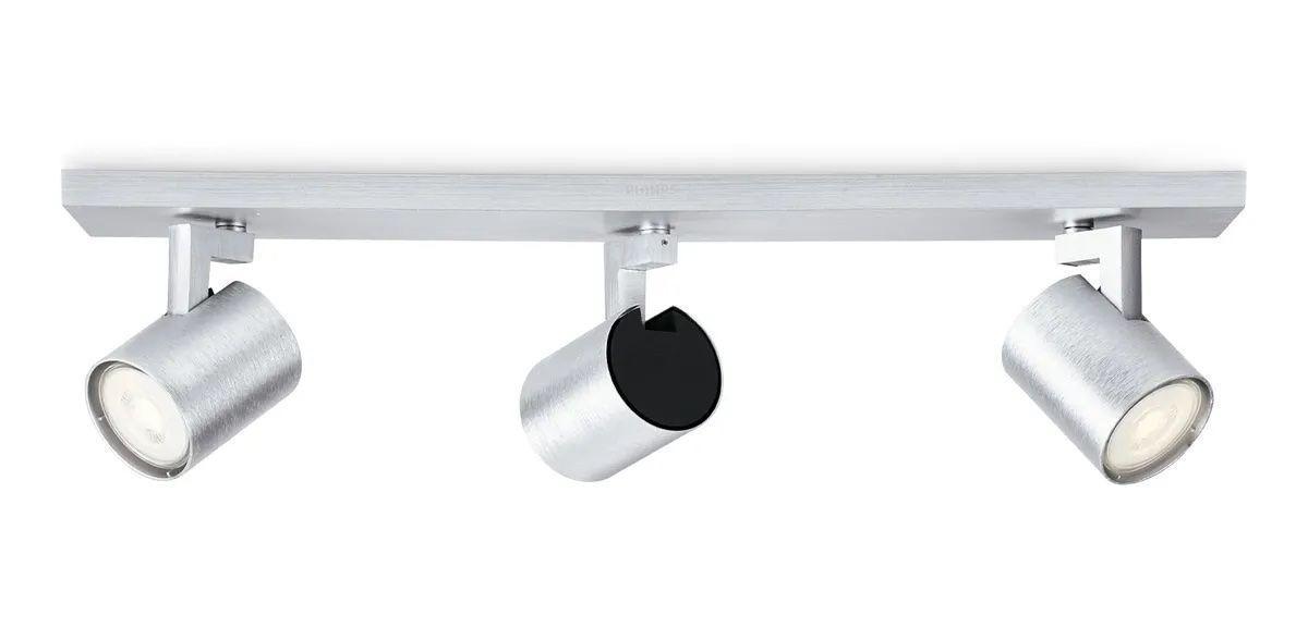 Aplique De Techo Philips Runner 3 Spots Max 150w Gris-1