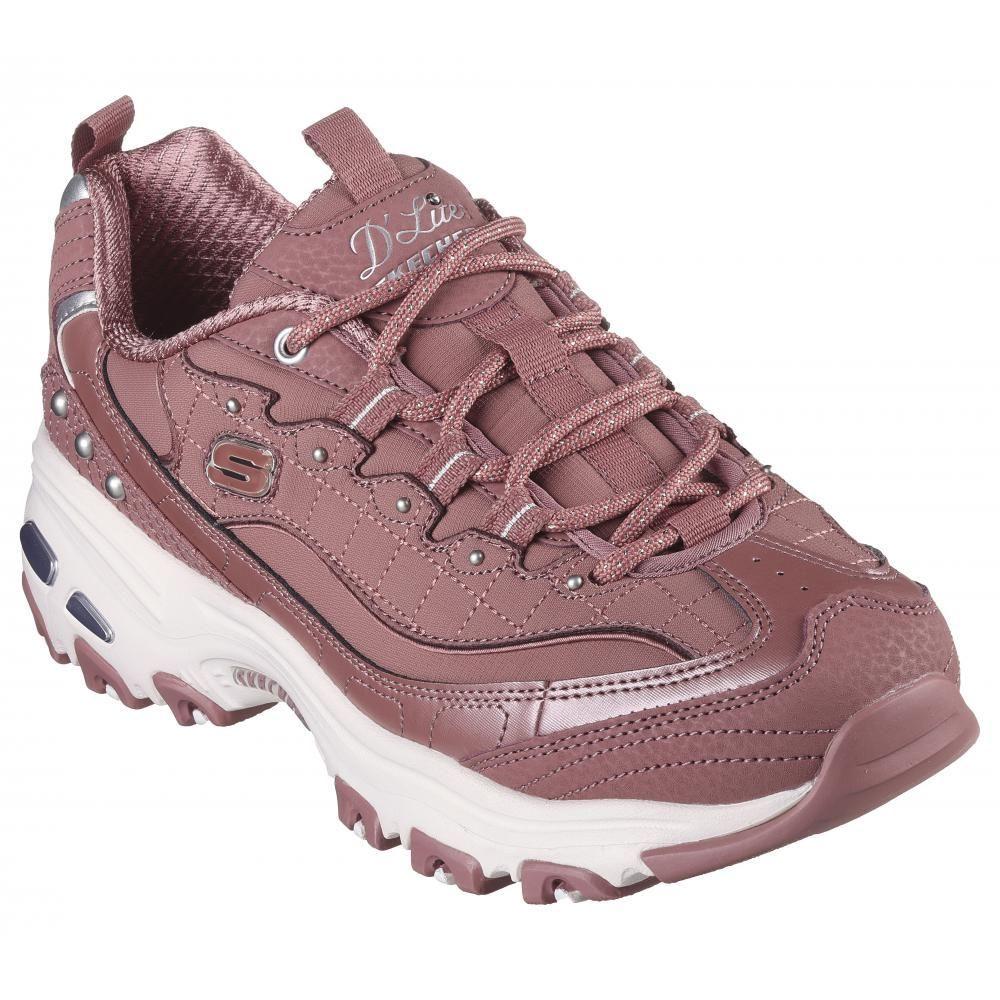 Zapatilla Mujer D'Lites Malva Skechers-0