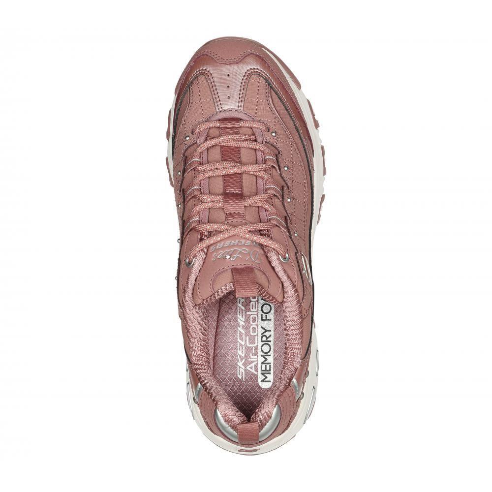 Zapatilla Mujer D'Lites Malva Skechers-1
