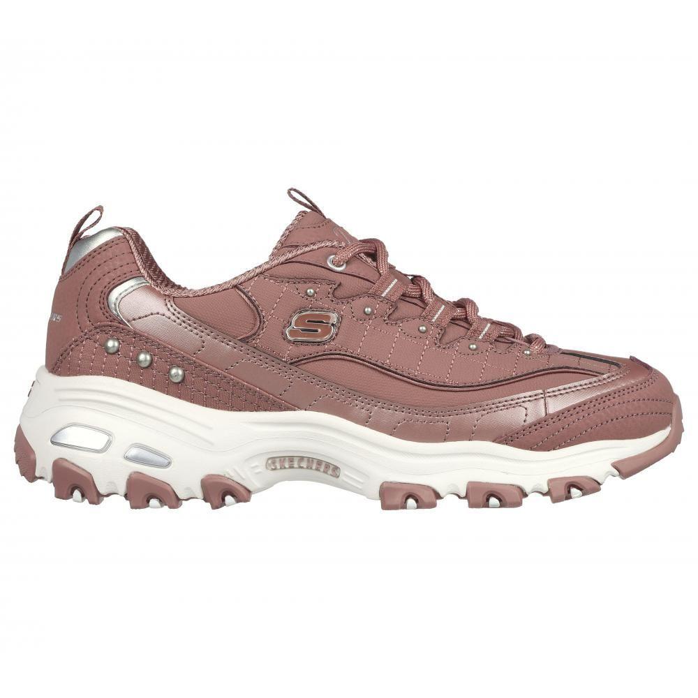 Zapatilla Mujer D'Lites Malva Skechers-4