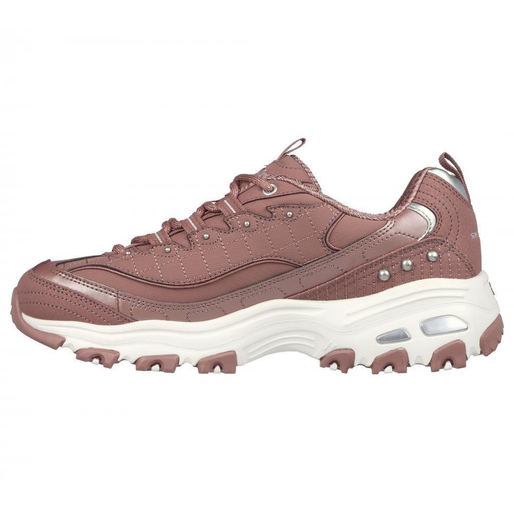 Zapatilla Mujer D'Lites Malva Skechers-3