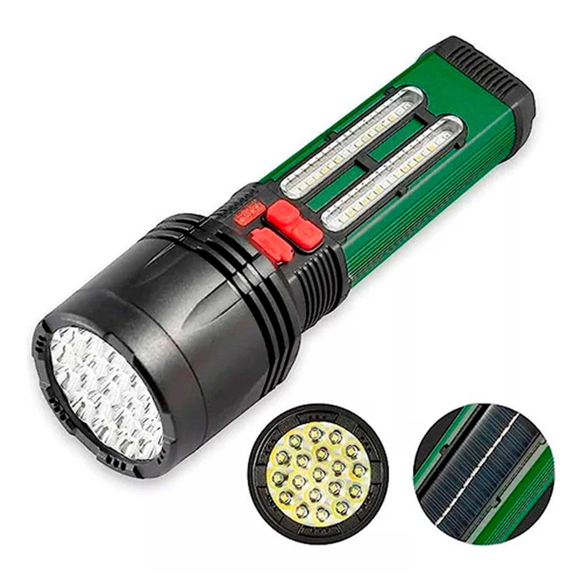 Linterna Táctica Alta Potencia Solar Recargable -1