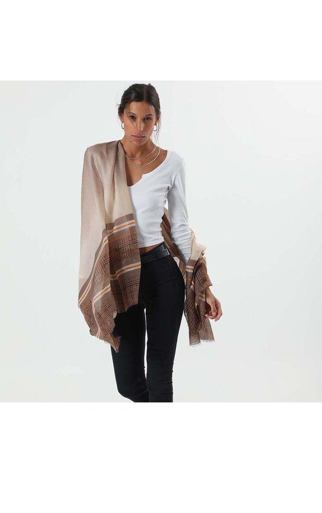 Pañuelo Estampado Beige Prada i-D-1