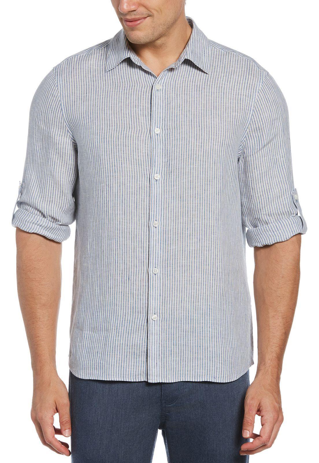 Camisa lino líneas untucked-0