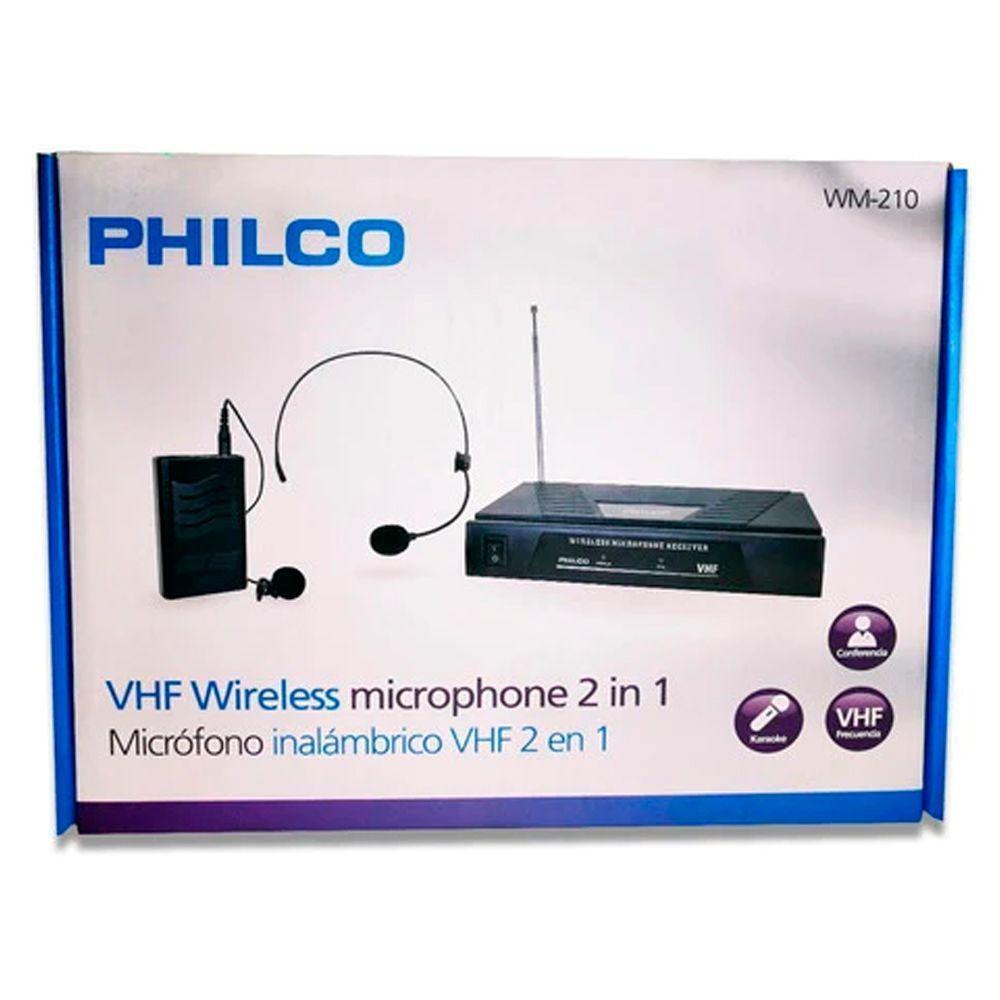 Microfono Inalambrico Vhf 2 En 1 Cintillo Solapa Wm-210-2