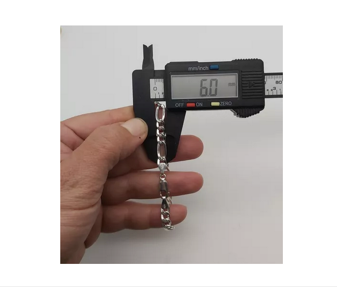 Pulsera Hombre Cartier Inflada - Plata Italiana 92-3