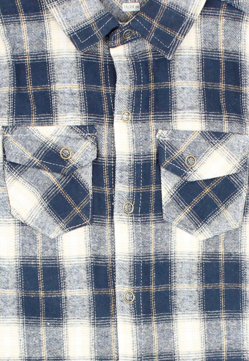Camisa bb niño escocesa outside 146-2
