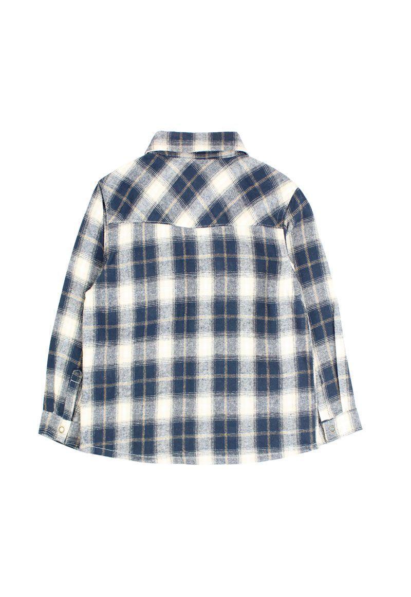 Camisa bb niño escocesa outside 146-1