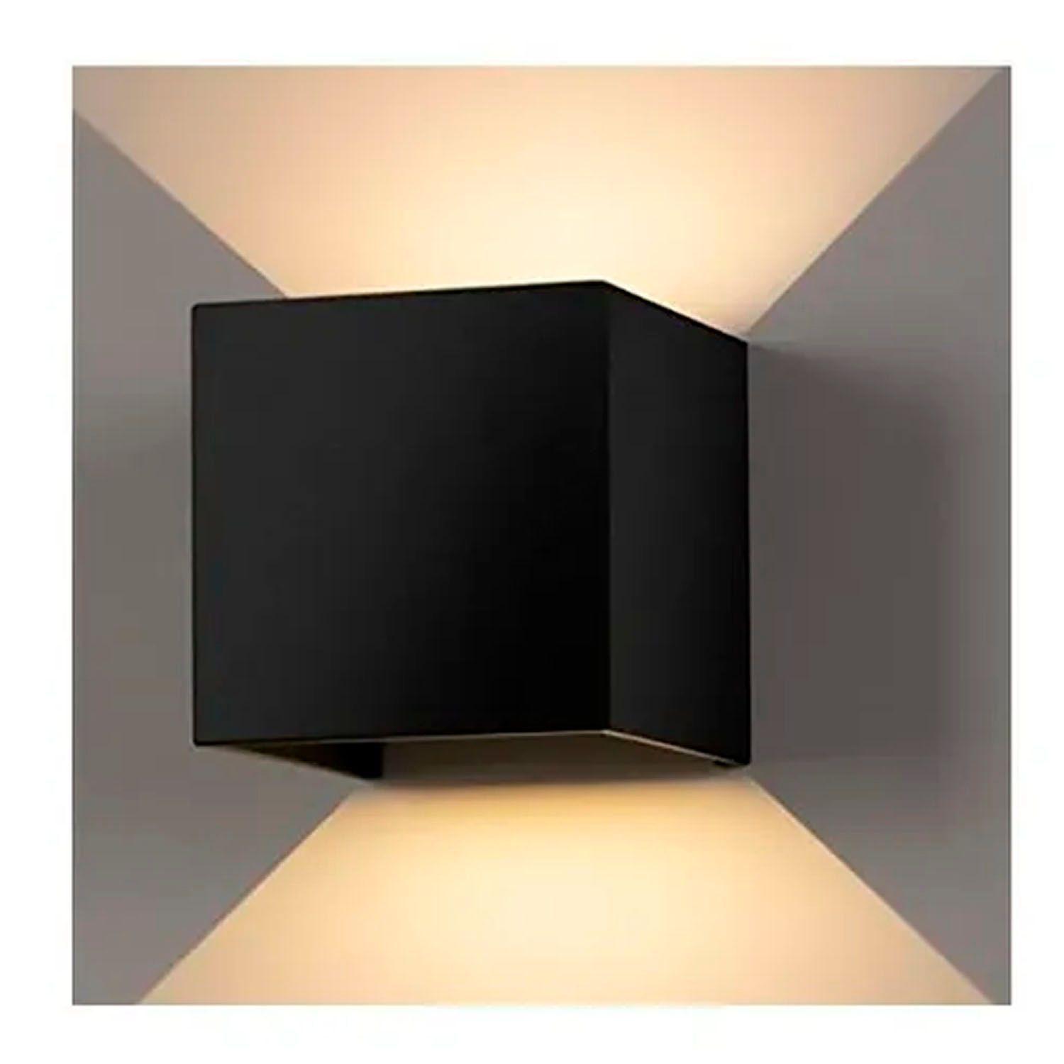 Foco Luz Cálido Aplique Para Pared Led Exterior-1