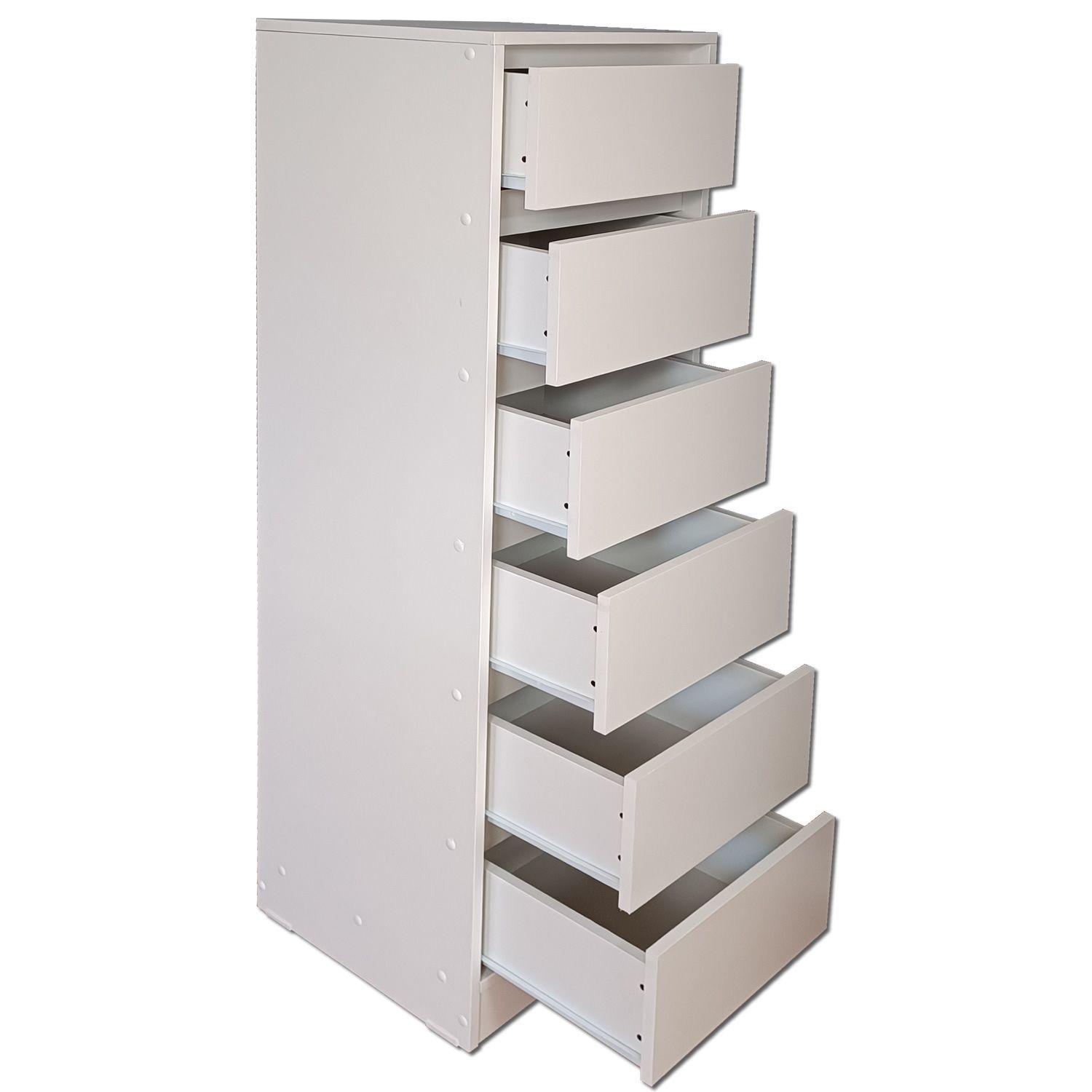 Cajonera 6 C Deco Blanco Slim-3