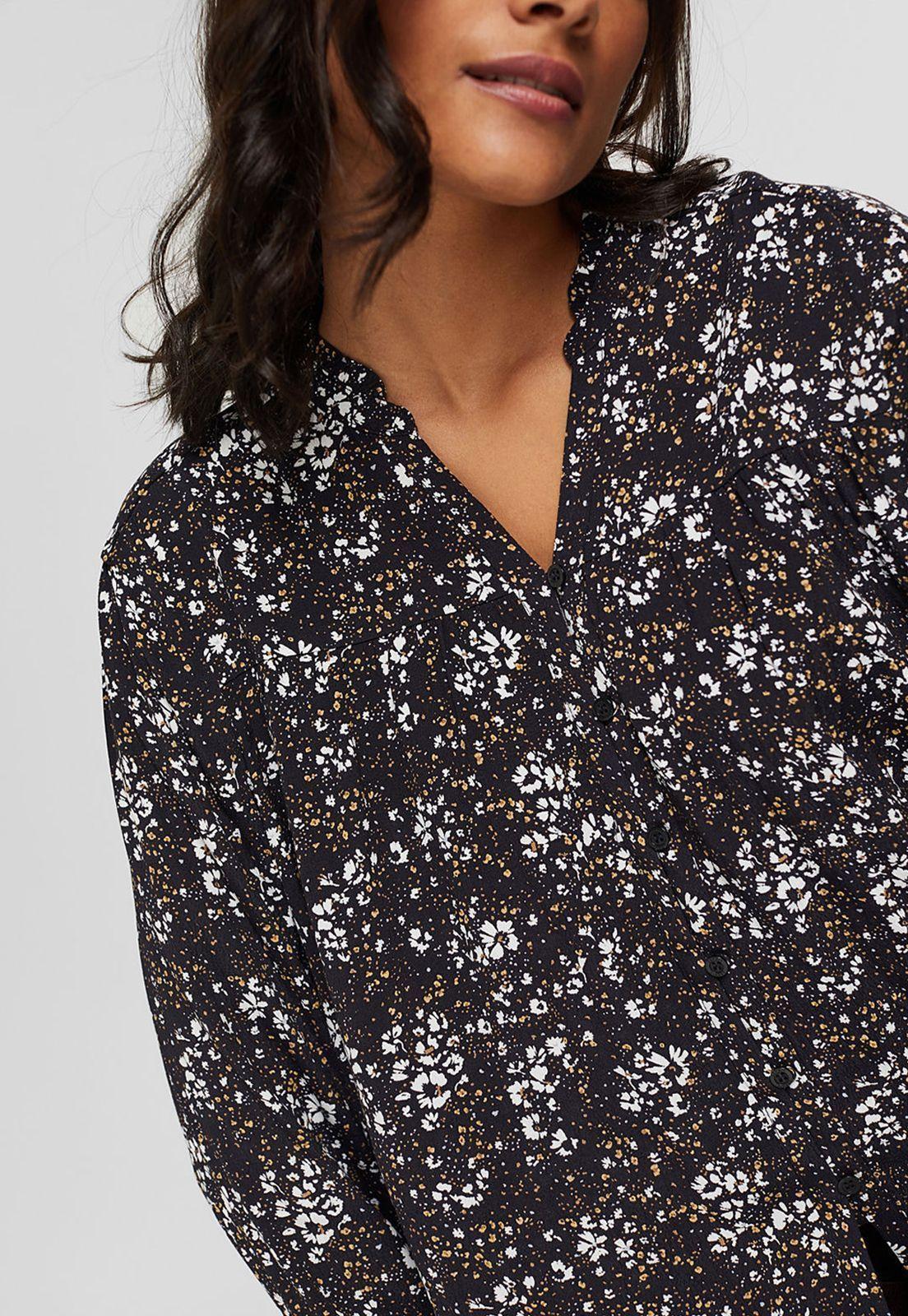 Blusa Estampada Manga Larga Con Lenzing™ Ecovero™ Esprit-2