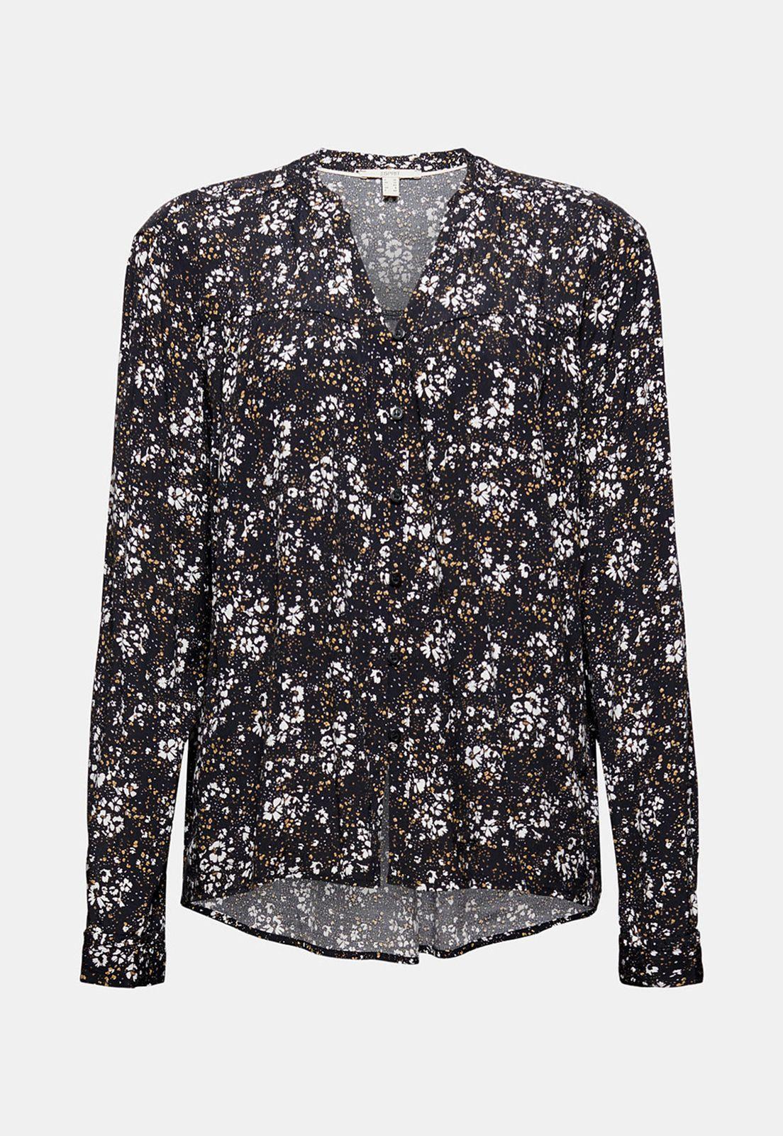 Blusa Estampada Manga Larga Con Lenzing™ Ecovero™ Esprit-3