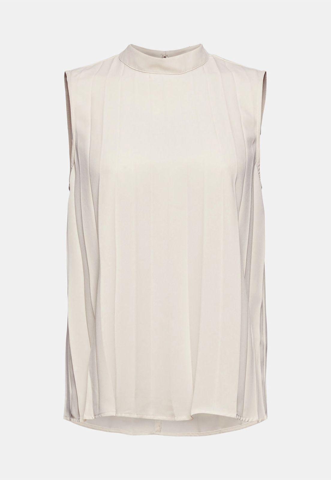 Blusa Con Lazada Y Pliegues Esprit-3