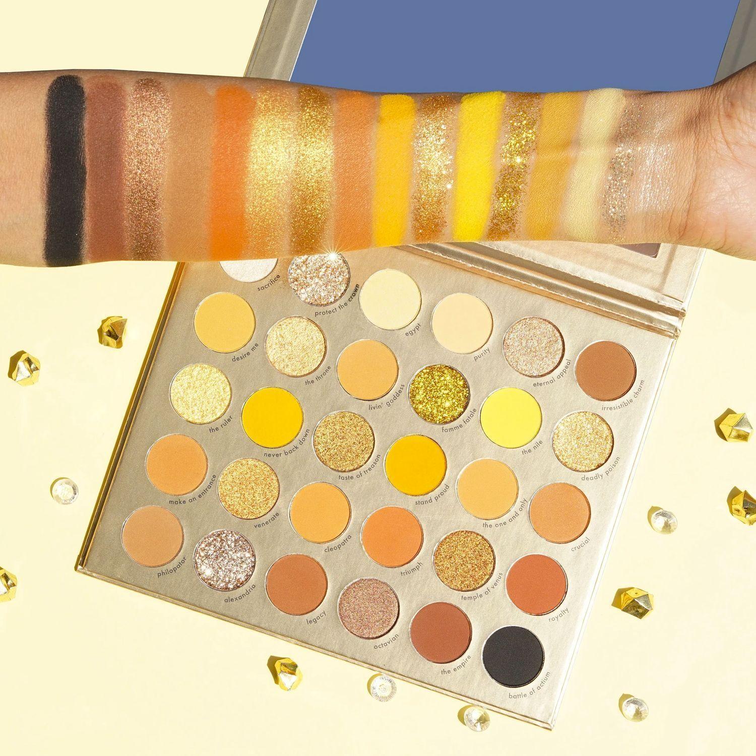 Set Paleta de Sombras Cleo Queen Kara Beauty + Set de 24 Brochas Lime Party Beauty Creations-2