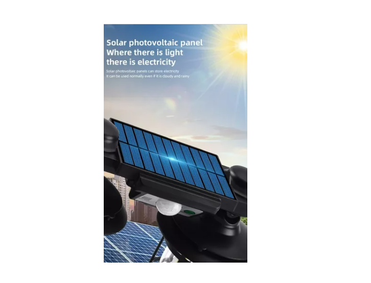 Farol Doble Solar Led Exterior Para Cesped Y Muros-1