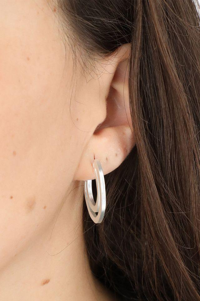 Aro Argolla Double Plateado Humana-1