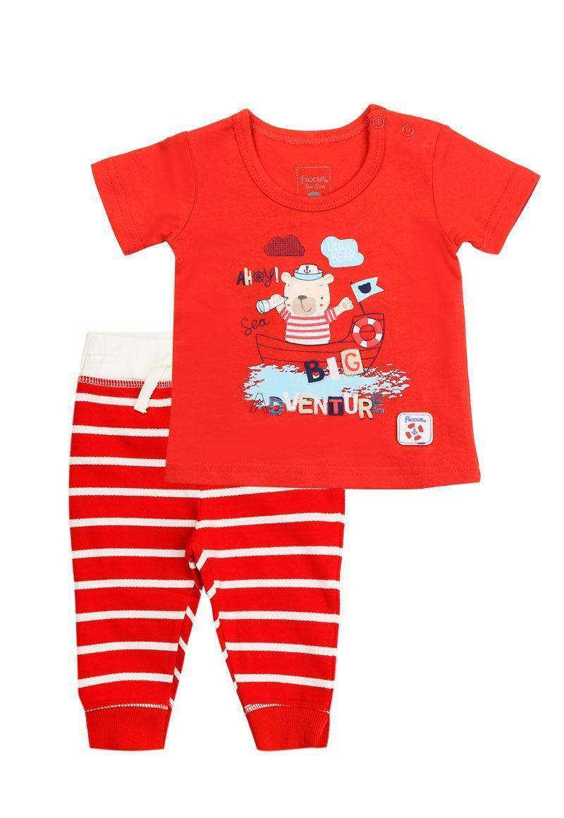 Conjunto Newborn Bo Algodón Boat Trip Ficcus-0