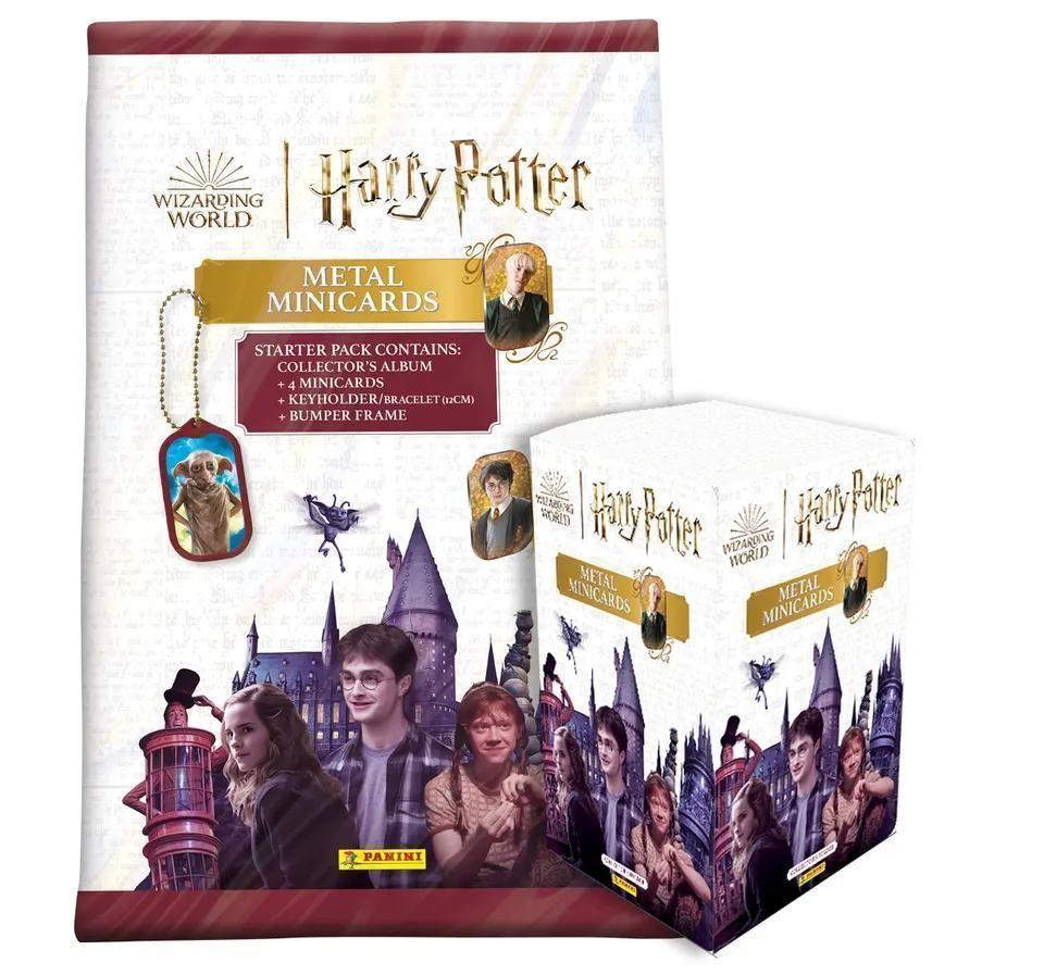 Harry Potter Metal Cards. Starter Pack + Caja Con 25 Sobres-1