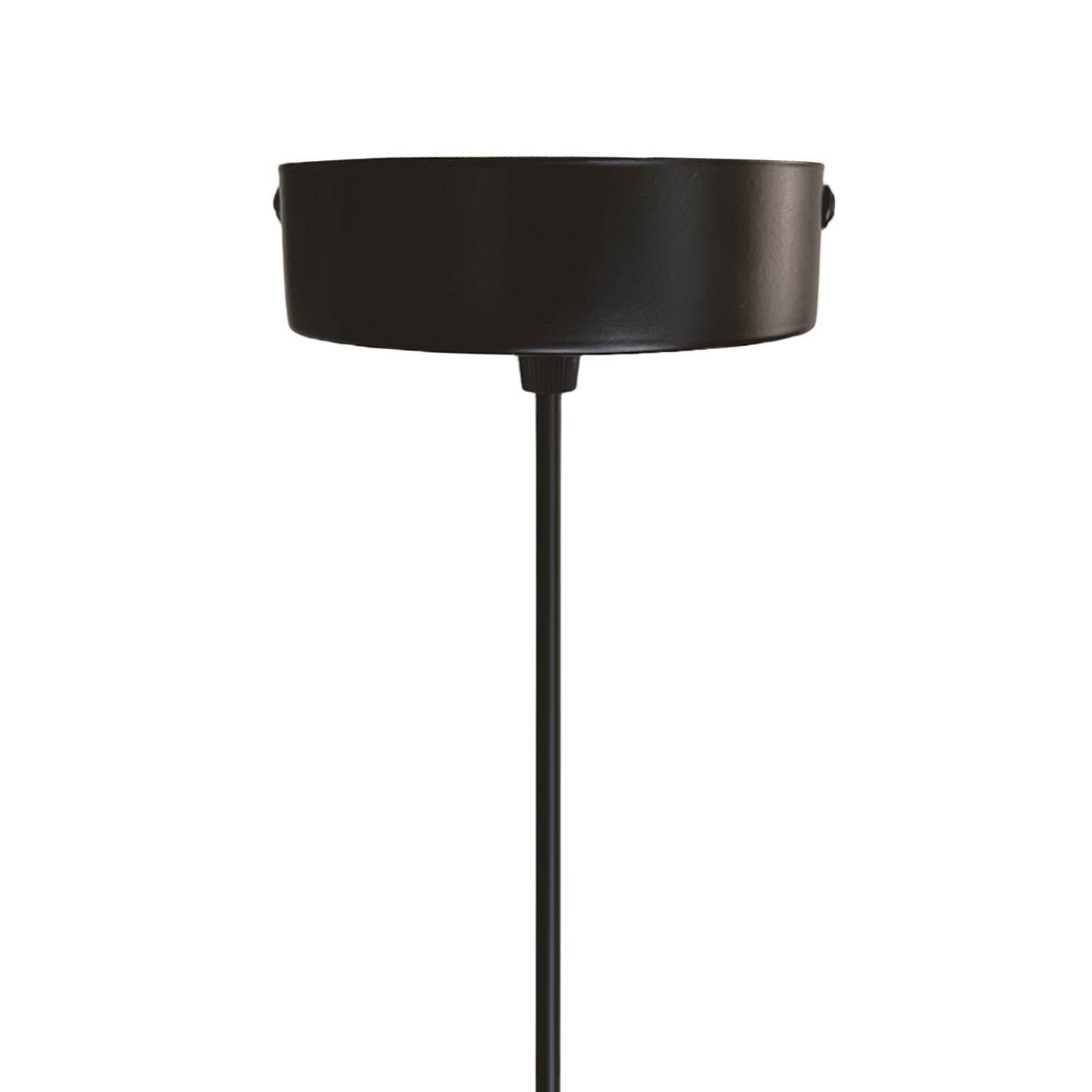 Lámpara Colgante E-27 Diseño Con Cuatro Pantallas Negro-6