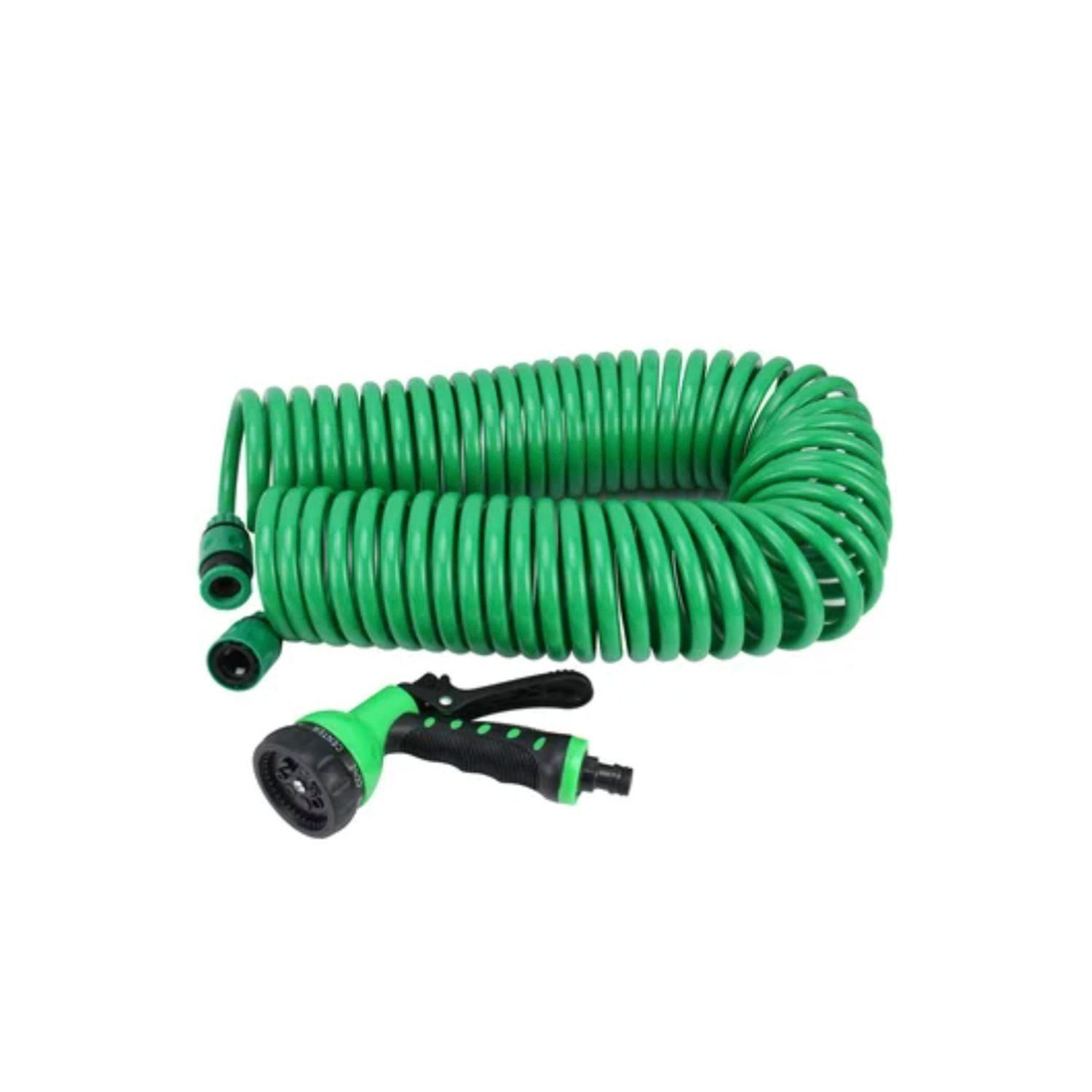 Maguera Espiral Expandible 15mts Verde-0