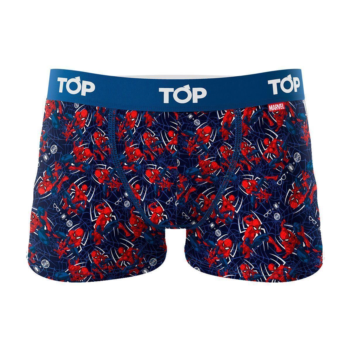 Boxer Niño Algodón Marvel Pack 4 C1 Spider Man Top-2