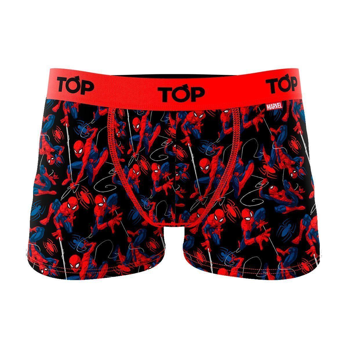 Boxer Niño Algodón Marvel Pack 4 C1 Spider Man Top-4