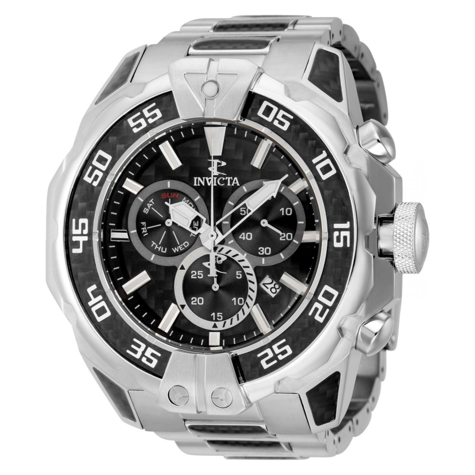 Reloj Invicta 37703 Carbon Hawk Quartz Hombre-0