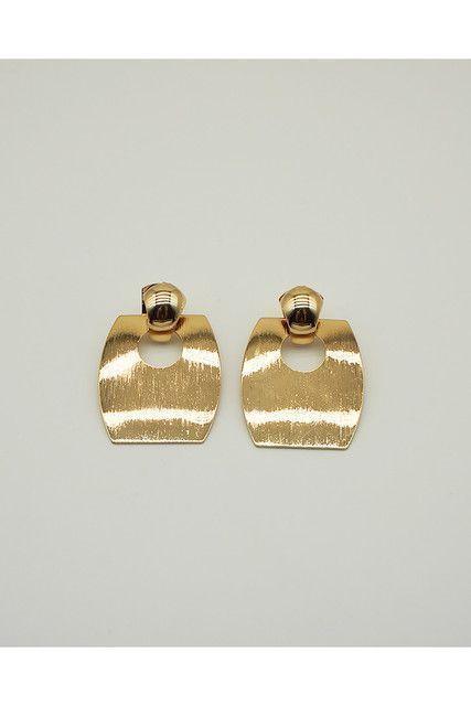 Aros Largos Dorados Metal Power Royal i-D-0