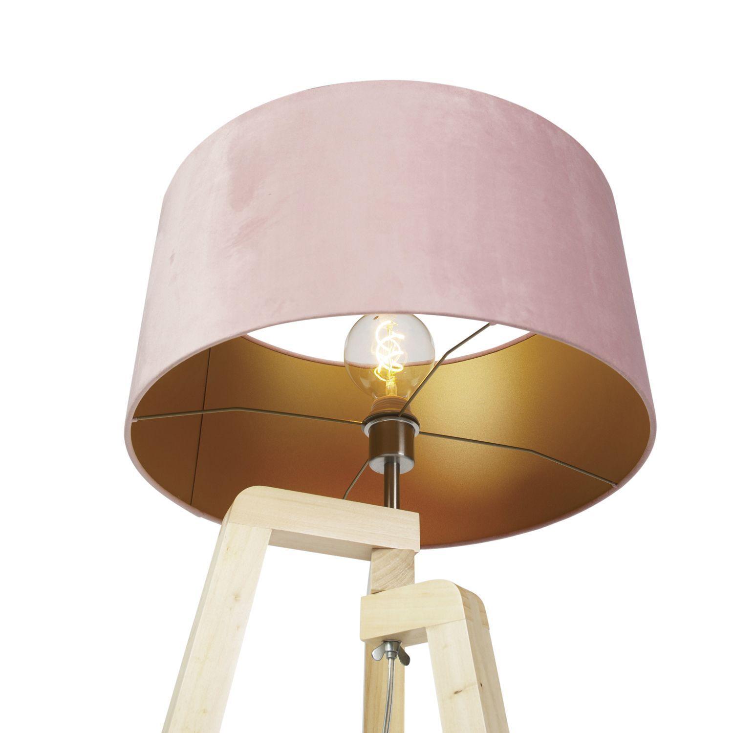 Lámpara de Pie Trípode "Lampbody" E-27 Rosado-3