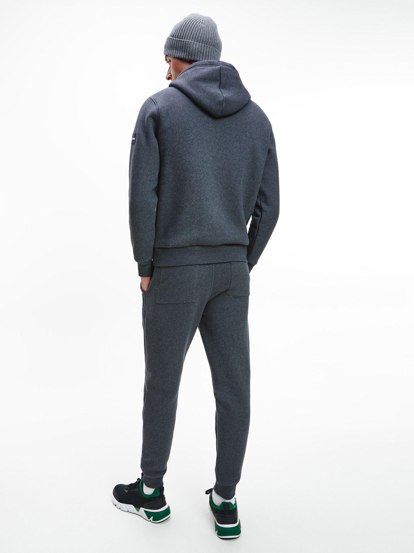 Hoodie Oversized Drawstrings  Gris Calvin Klein-2