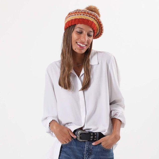 Boina Multicolor Tinsel Humana-2