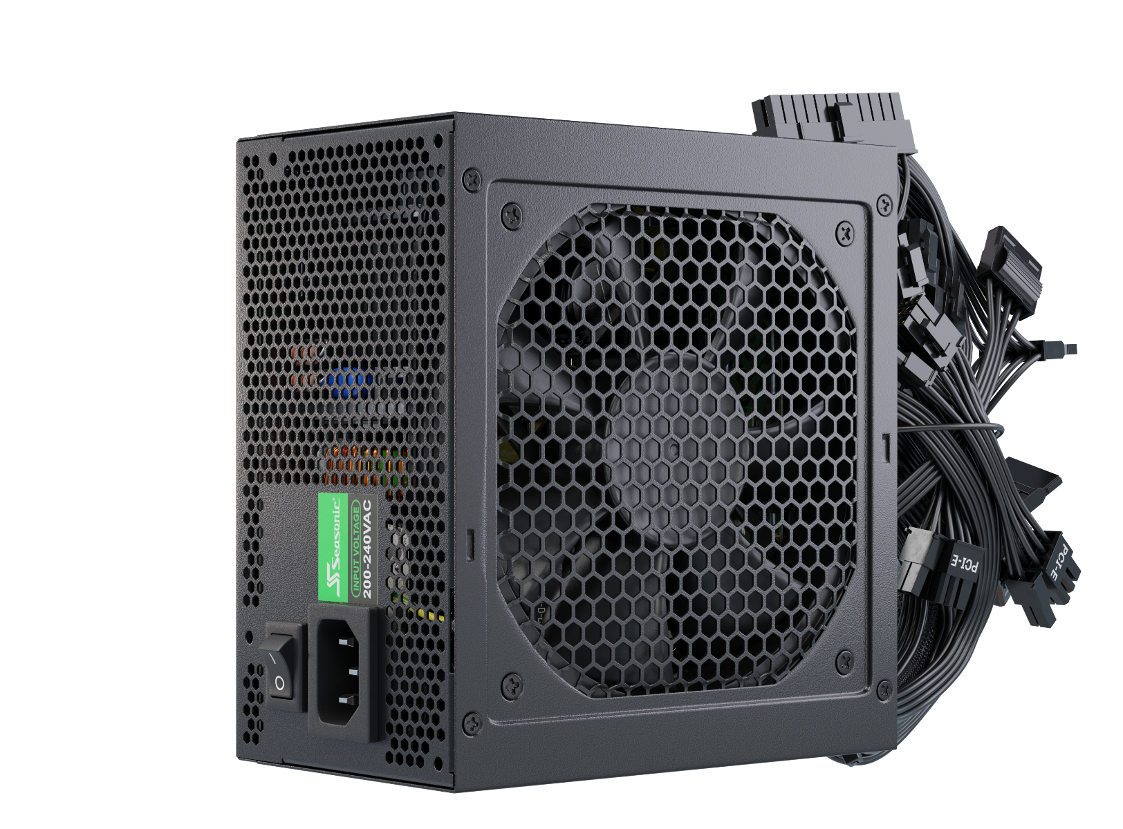 Fuente de Poder Seasonic Series A12 600, 600W, certificación 80+ Plus White-2