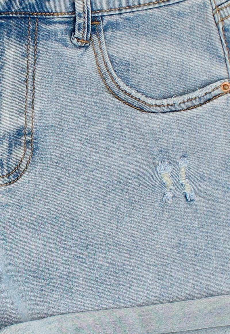 Short Teens Niña Denim Transversal Like It-2