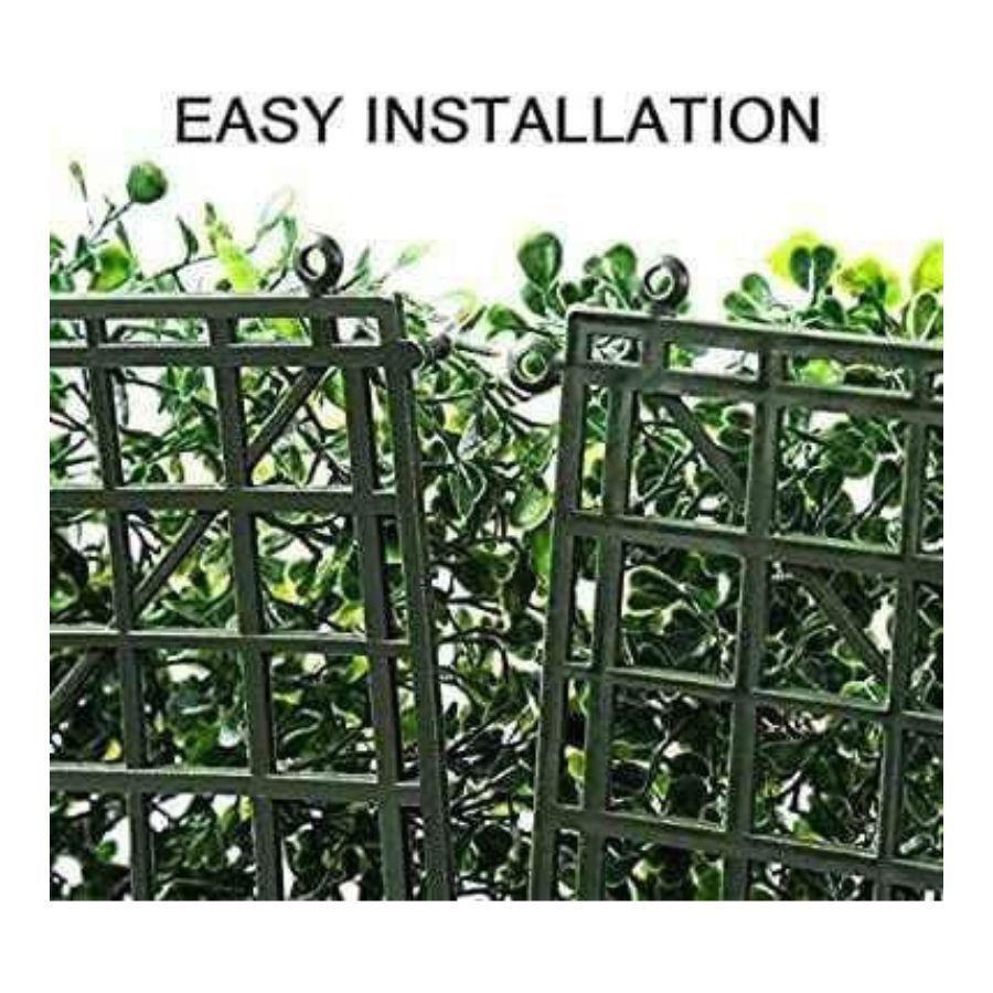 Pack 10 Pasto Palmeta Artificial Trebol Vetrical 60x40cm-3