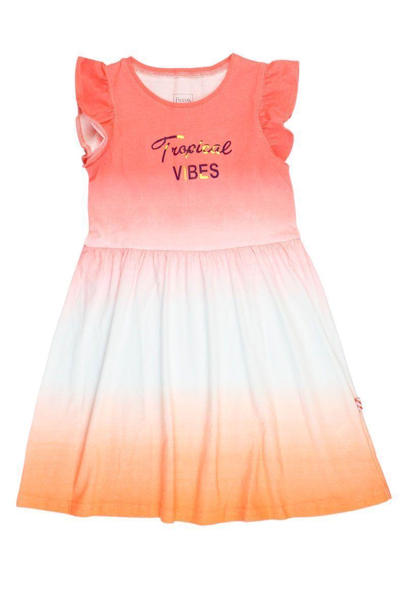 Vestido Kids Niña Degradé Sunset Ficcus-0