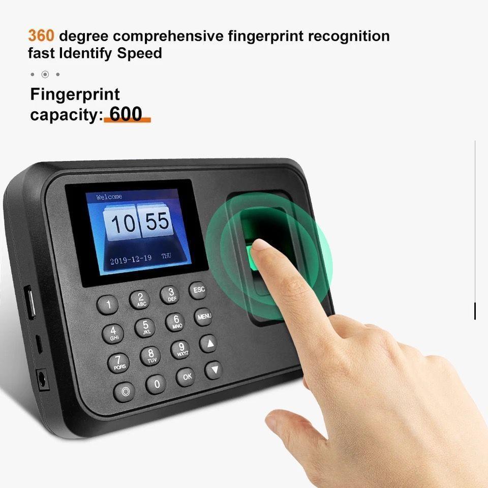  Reloj Control de Asistencia por Huella Dactilar Biométrico-3