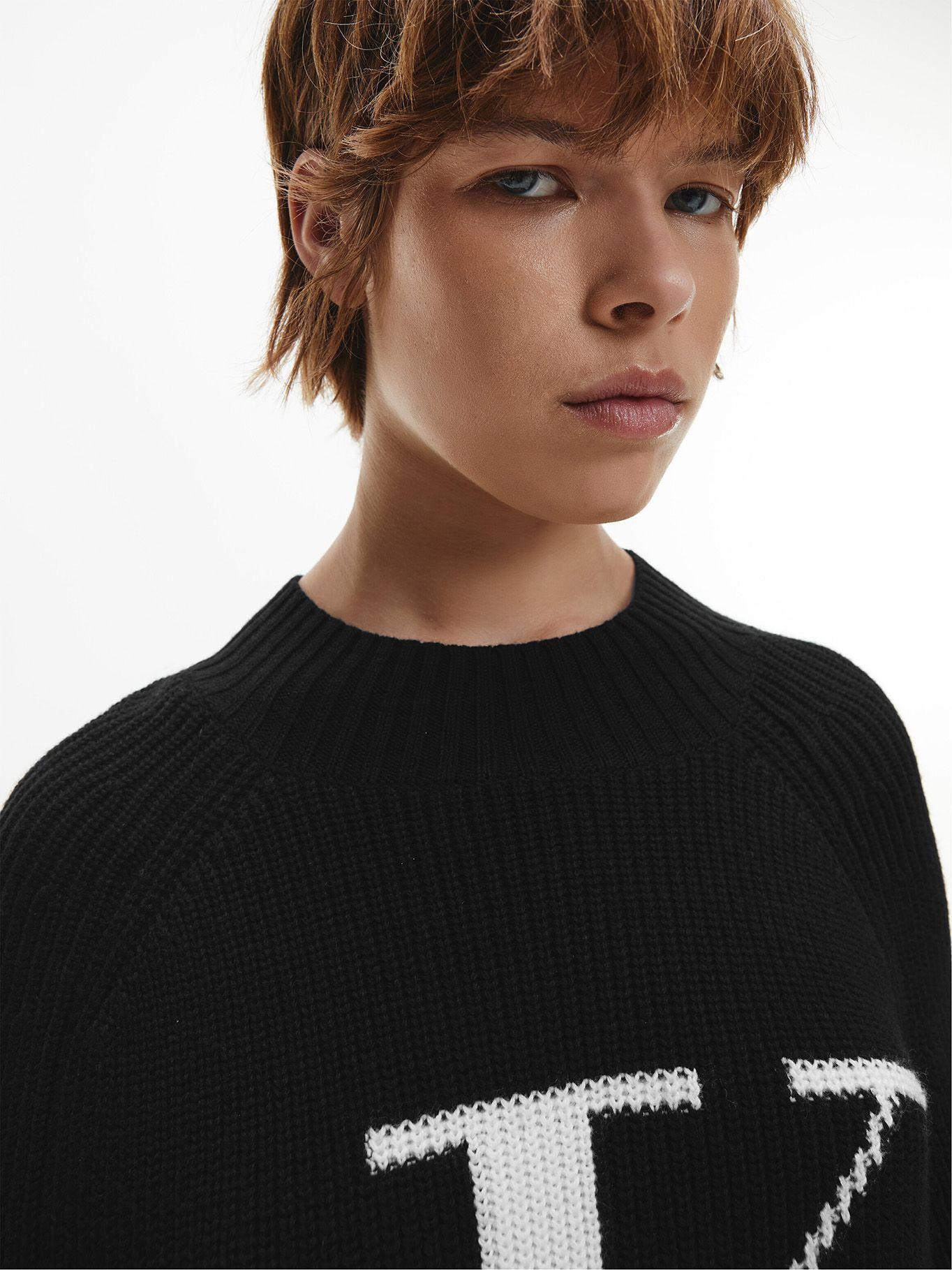 Suéter Ck Raglan Negro Calvin Klein-3