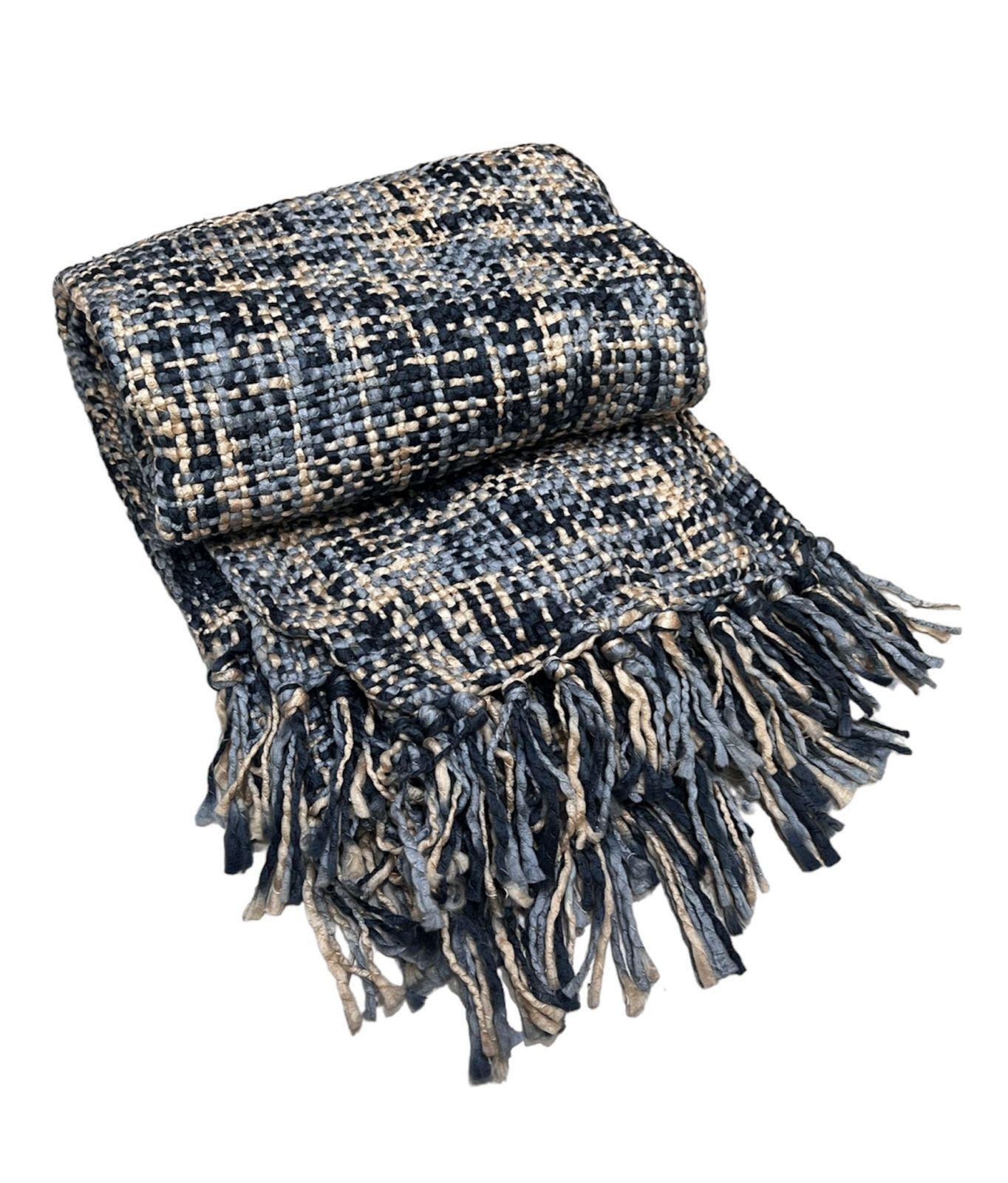 Manta Decorativa Tejida Para Sofa Sillon Cama 120x150cm Z-0