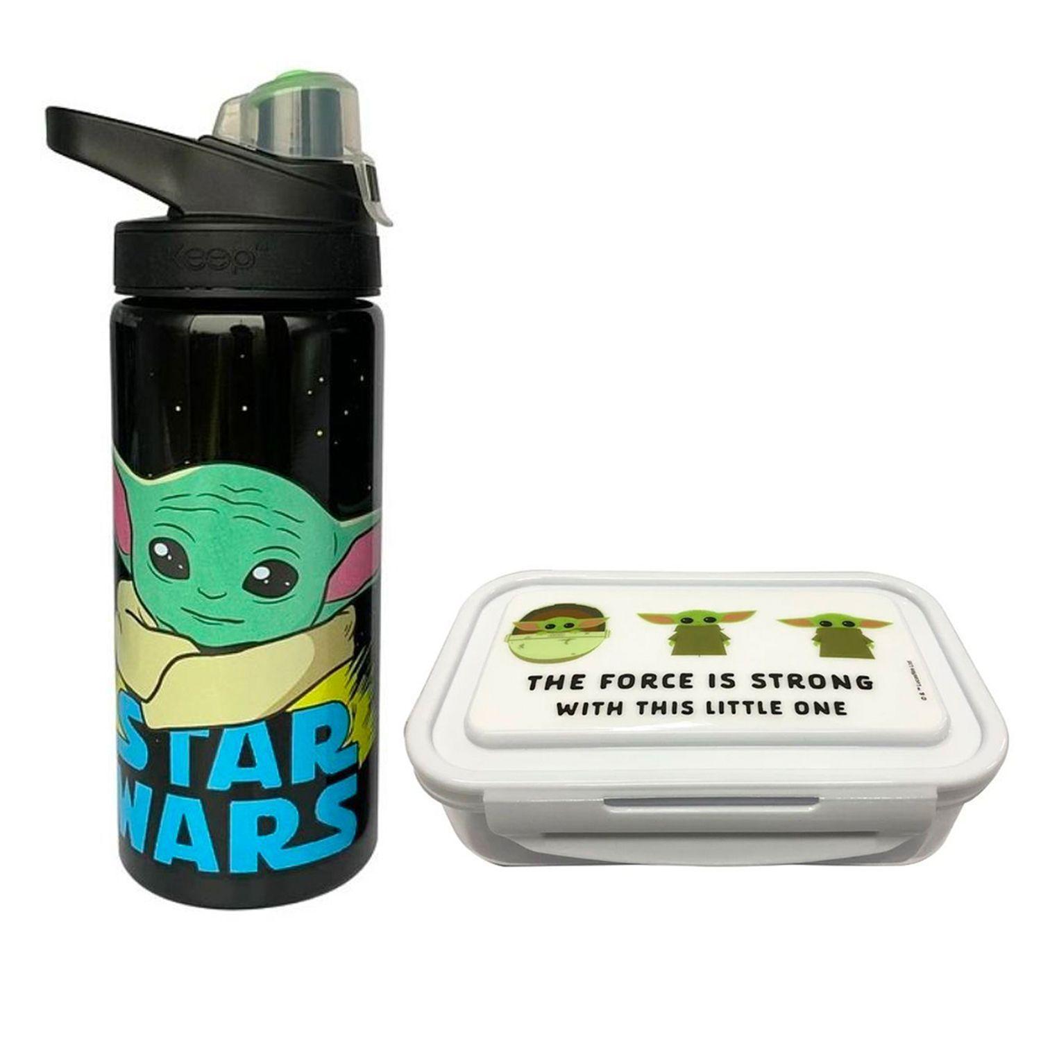 Pack Escolar Taper y Botella 600ml Baby Yoda-0