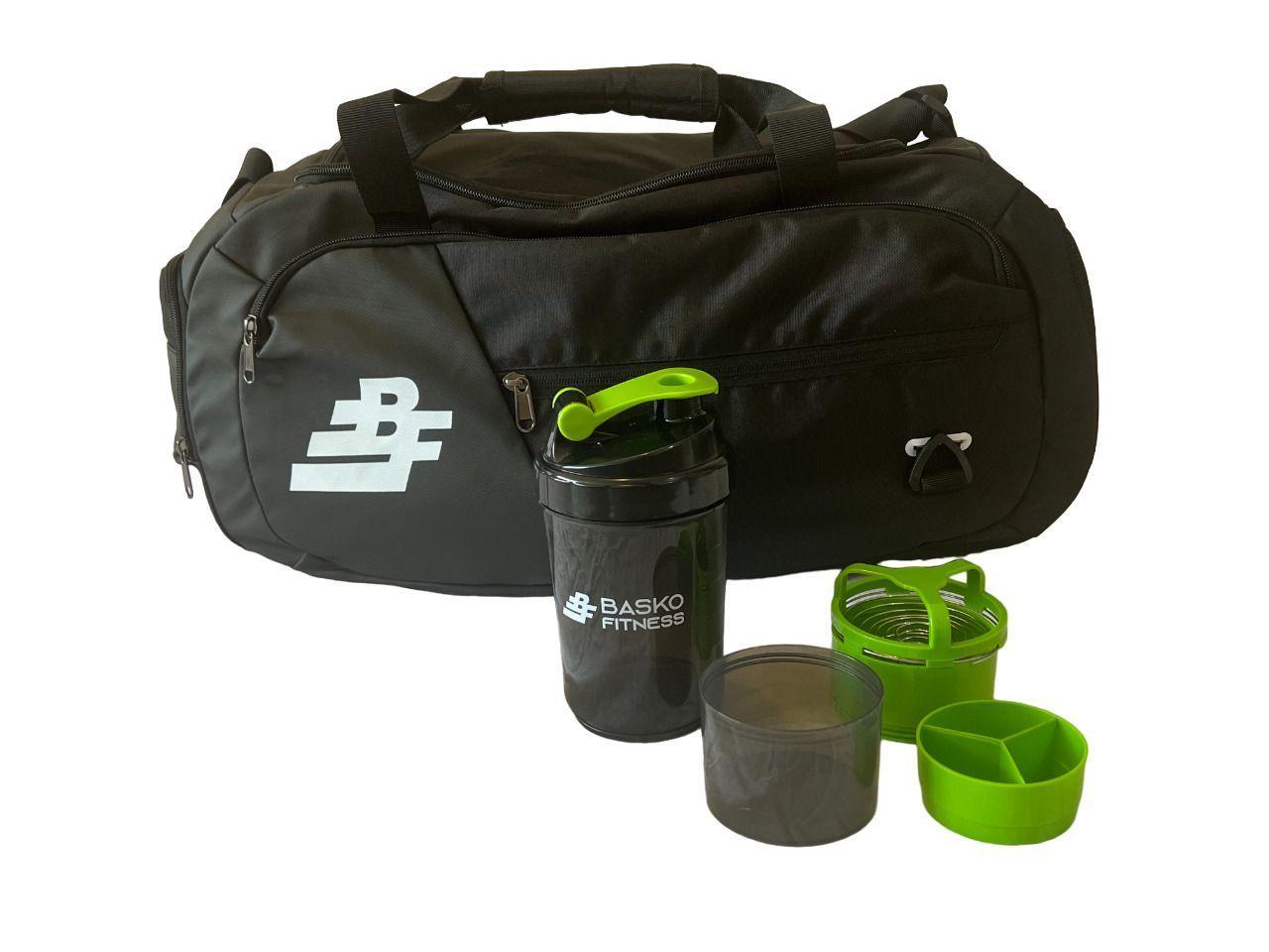 Bolso Deportivo Pack Shaker Mezclador Verde-0