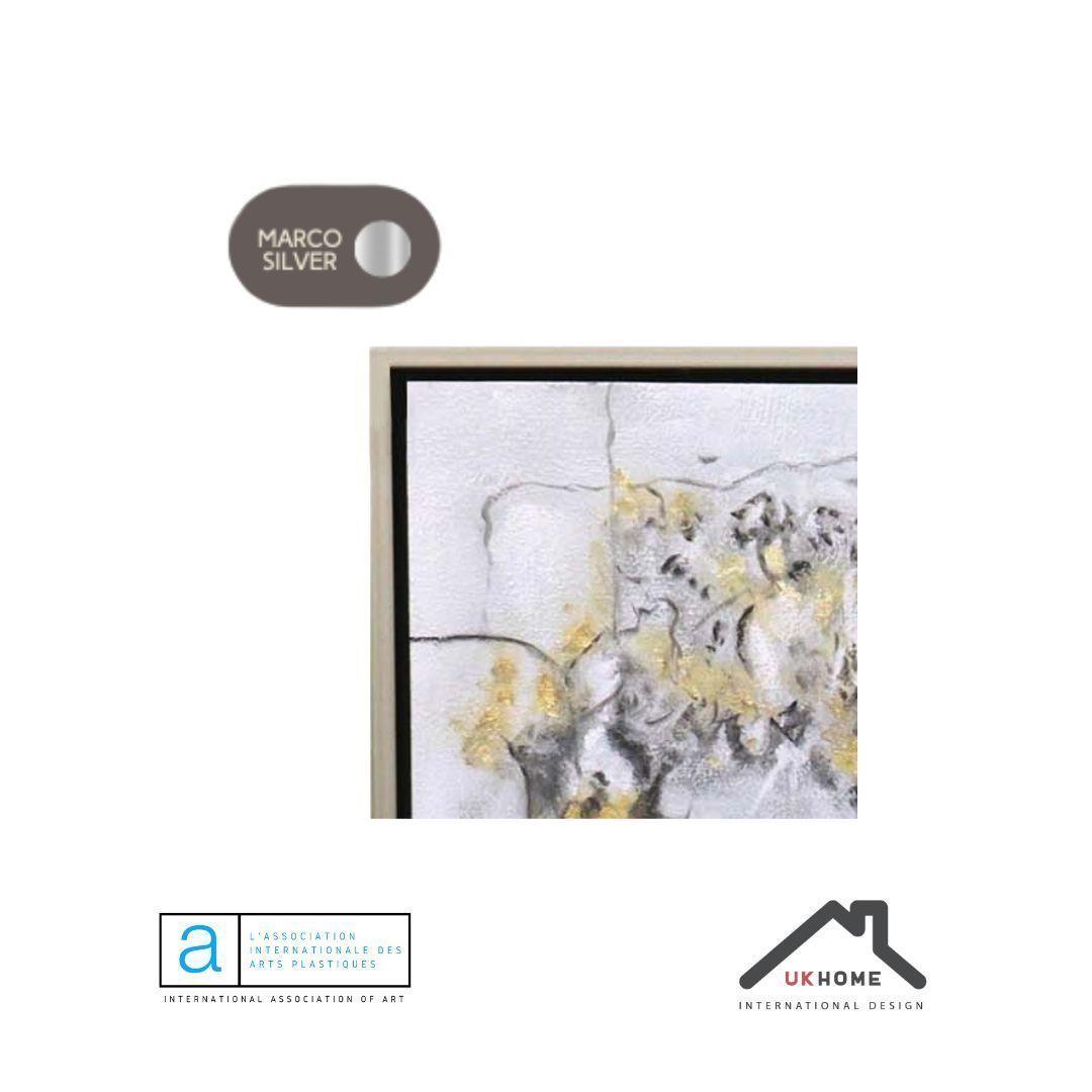 Cuadro Oleo sobre Tela con Marco 120x120 | UKHOME-5