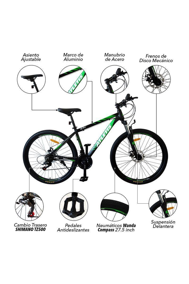 Bicicleta Mountain Bike Match 27.5" Menta-3