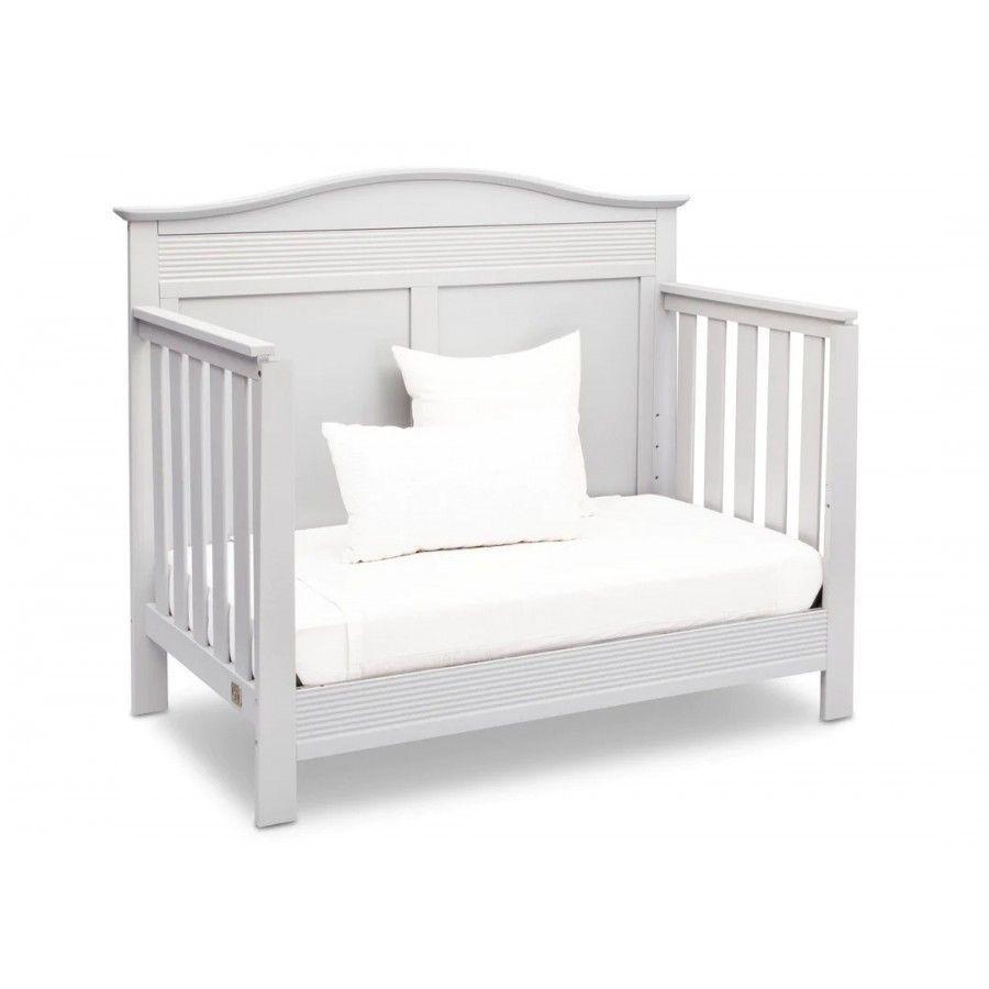 Cuna de madera 4 en 1 Barret Blanca-2
