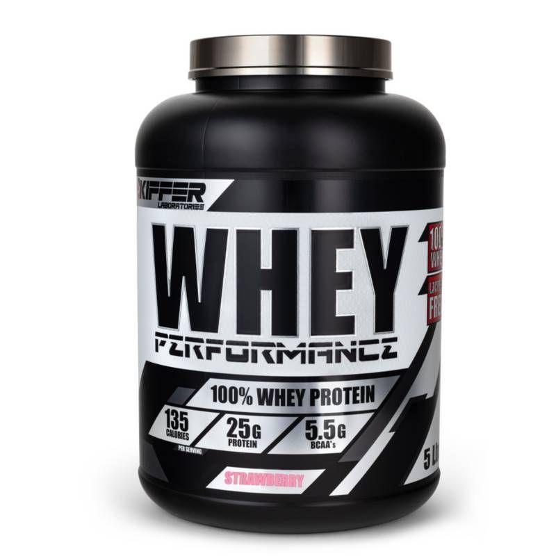 PROTEINA 100% WHEY PERFOMANCE 5 LIBRAS FRUTILLA - KIFFER-0