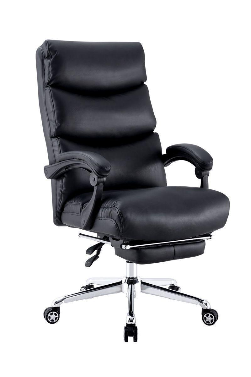 Silla Reclinable de Oficina Reggente Negro-0