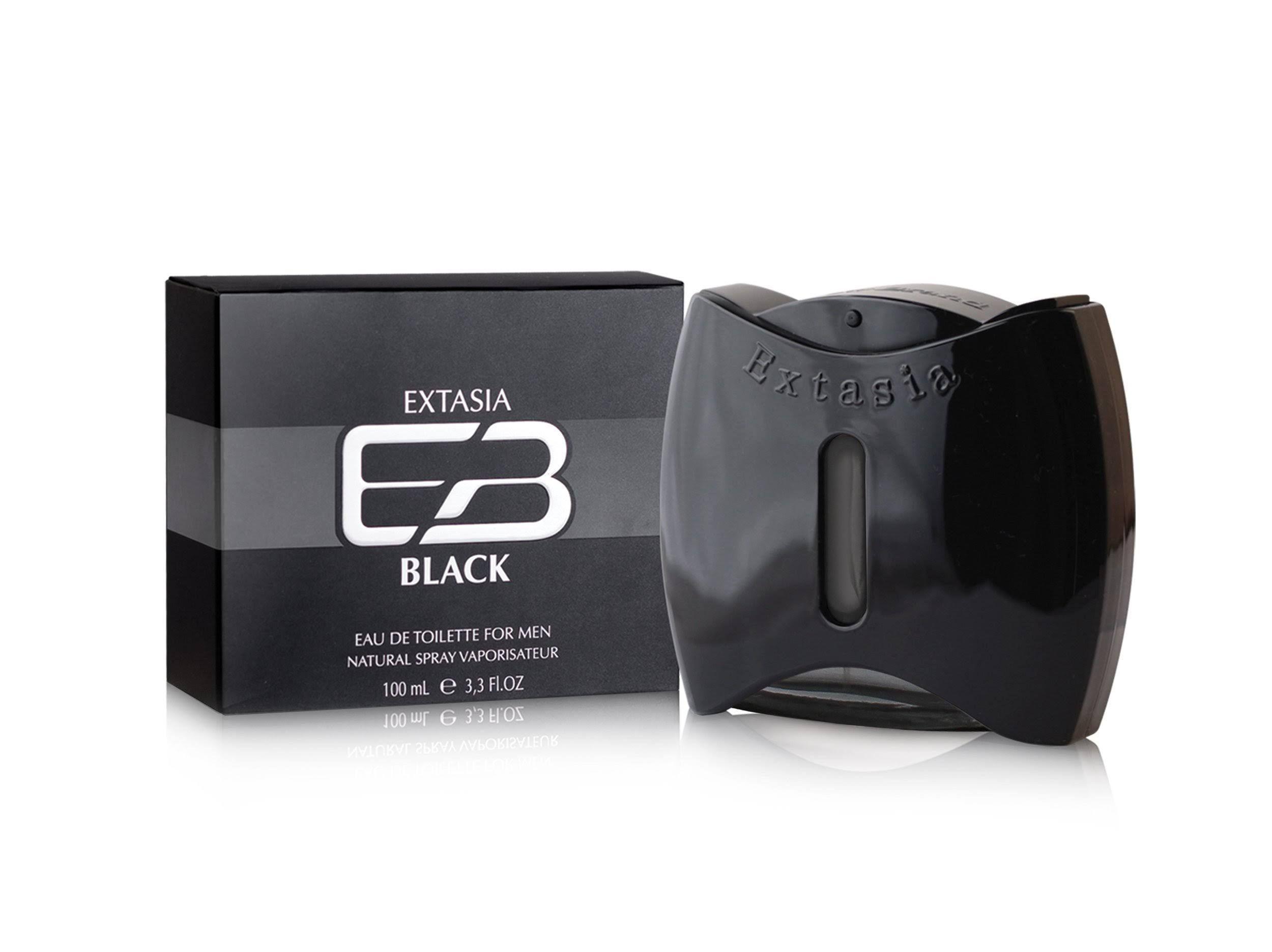 NEW BRAND EXTASIA BLACK 100 ML EDT -0