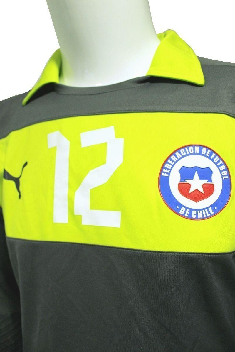      Camiseta Chile 2012/2014 Arquero Gris N° 12 Original Puma-1