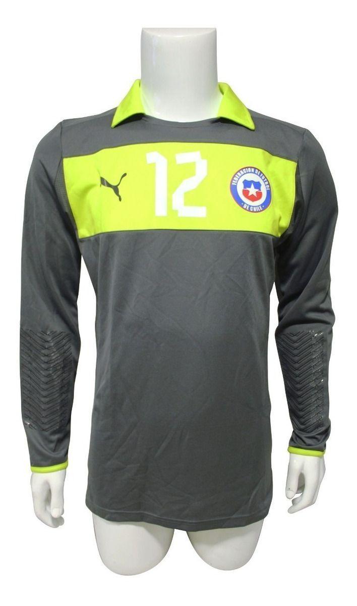      Camiseta Chile 2012/2014 Arquero Gris N° 12 Original Puma-0